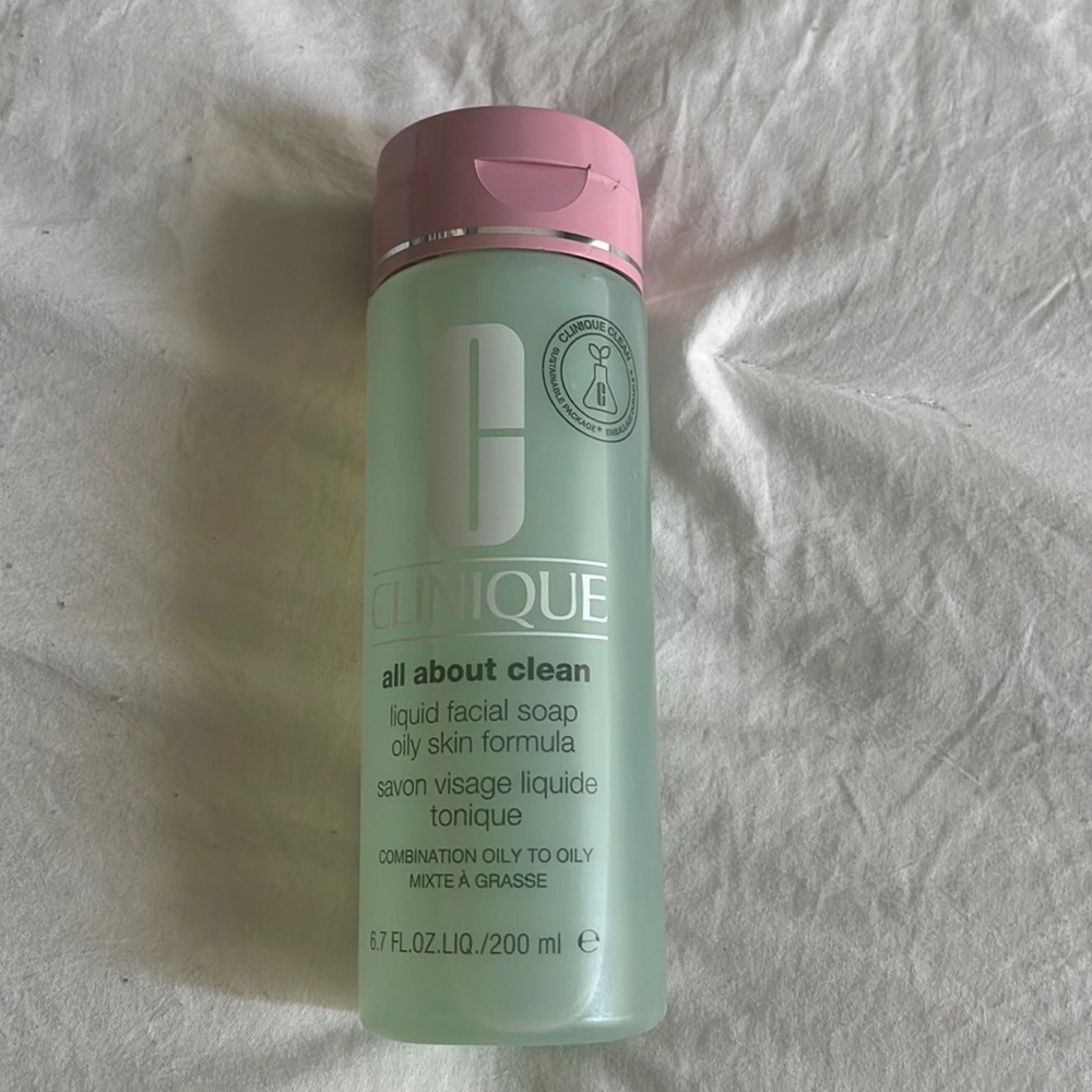 Clinique liquid cleanser
